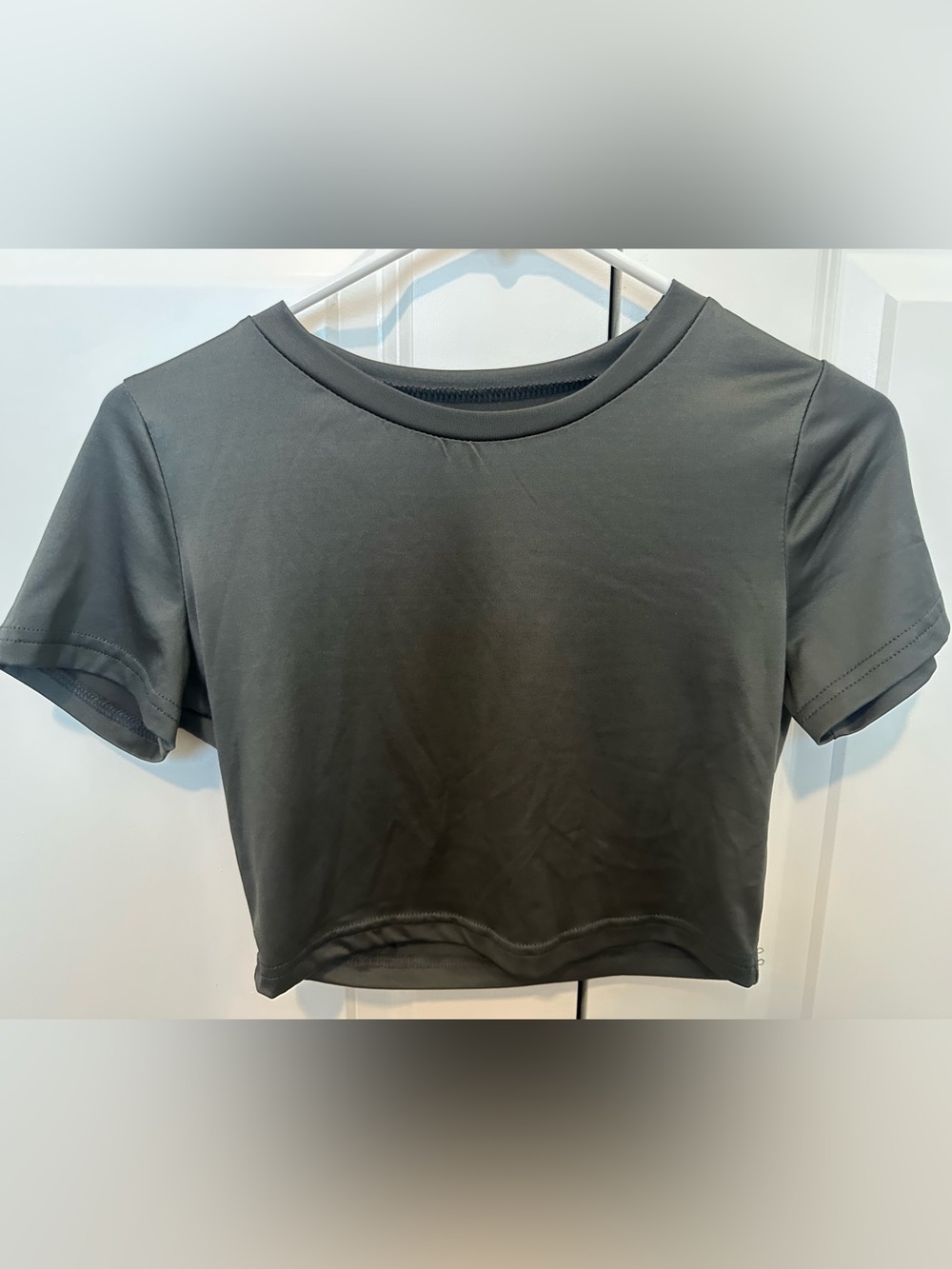 Plain Cropped T-Shirt